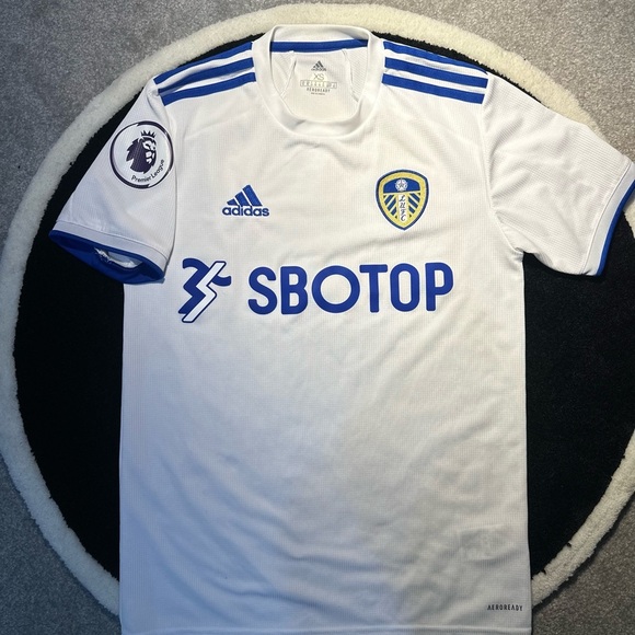 Adidas White and Blue Men's Jersey - Picture 1 of 8